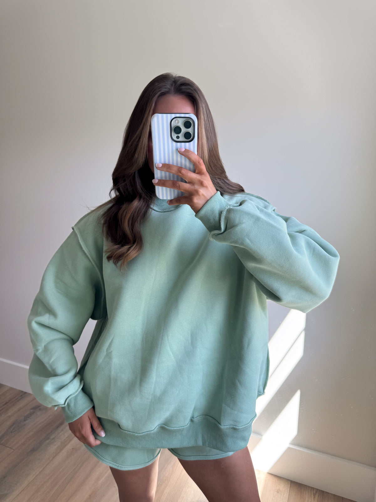 The Sage Mockneck (Part of a Set)