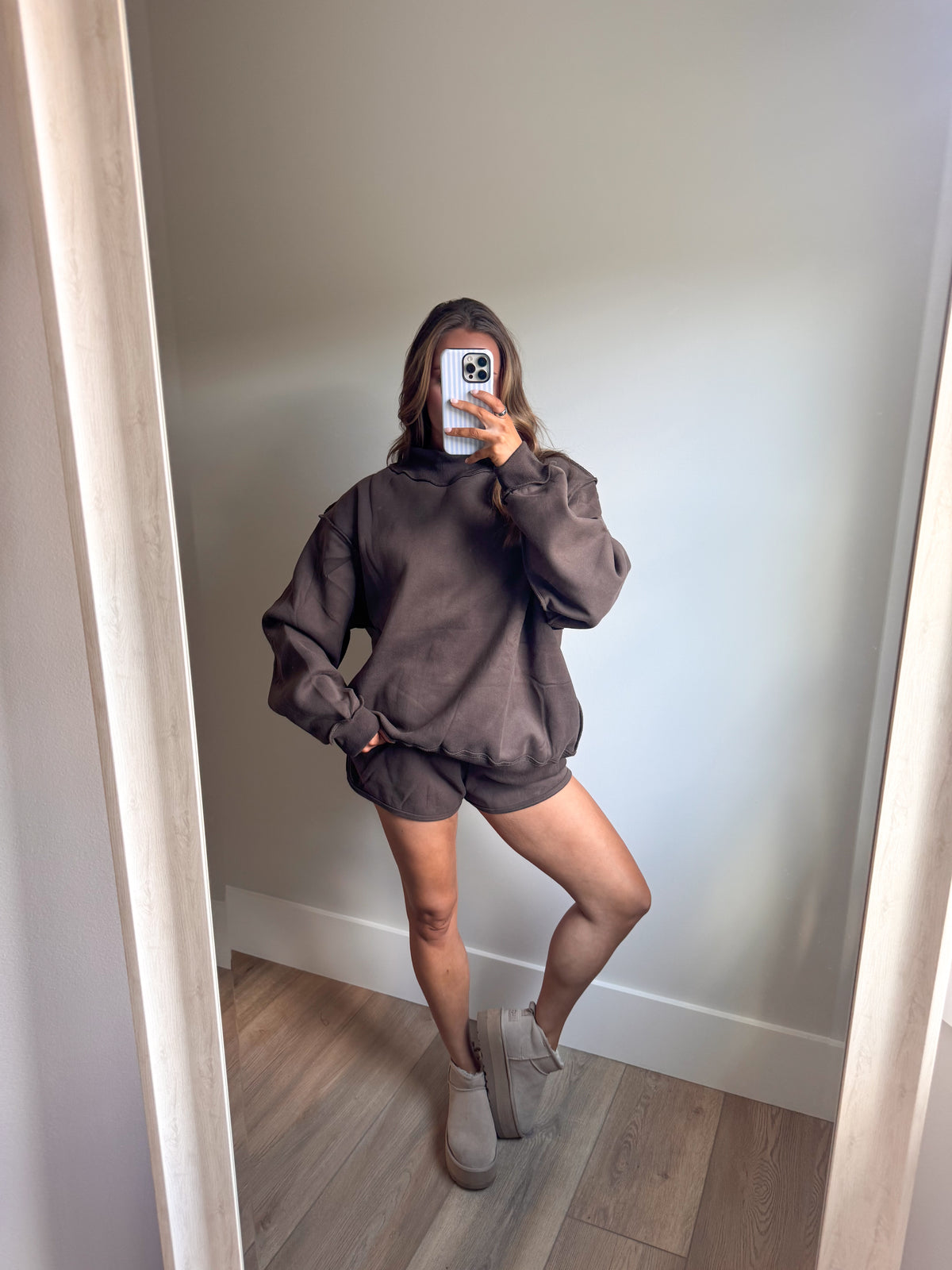 The Mocha Sweatshorts (Part of a Set)