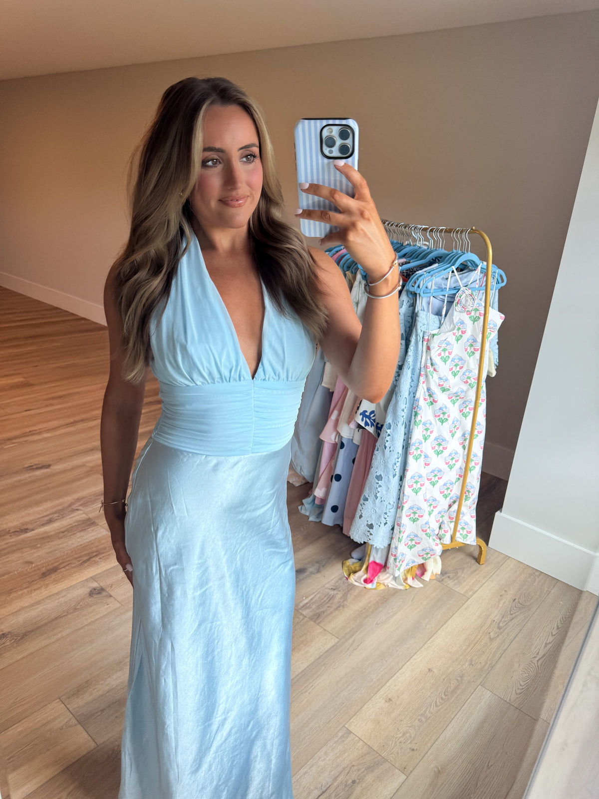 The Blue Horizon Maxi Dress