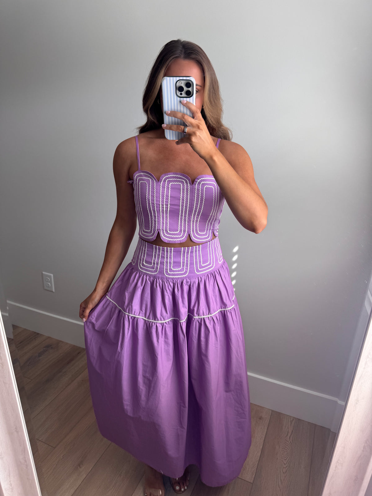The Game Day Set - Purple/White