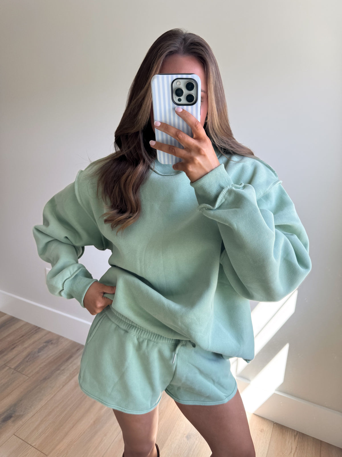 The Sage Mockneck (Part of a Set)