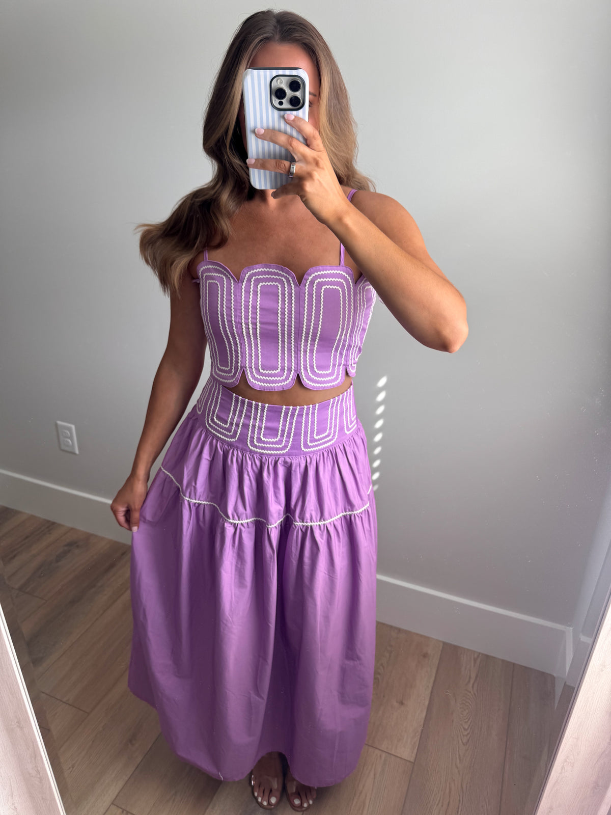 The Game Day Set - Purple/White