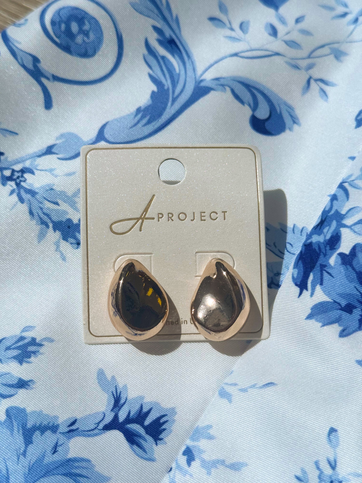 Gold Drop Stud