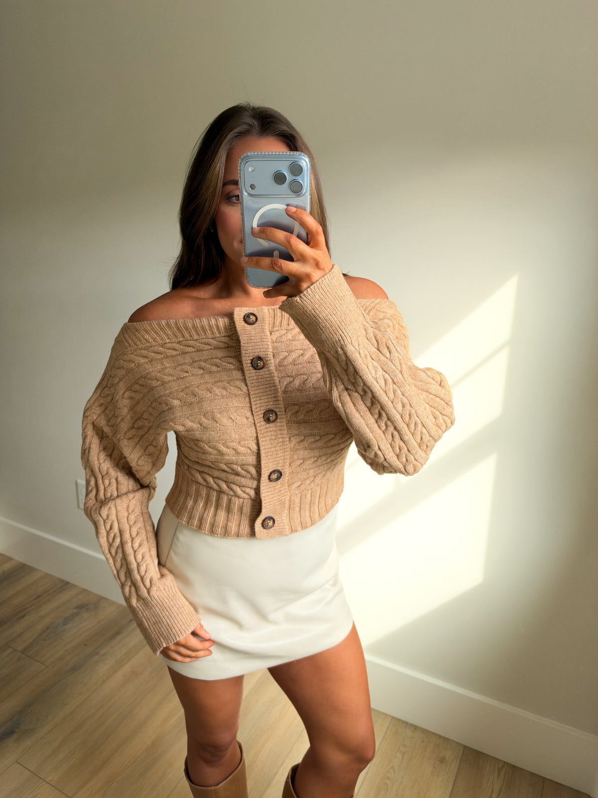 The Gathering Off The Shoulder Sweater