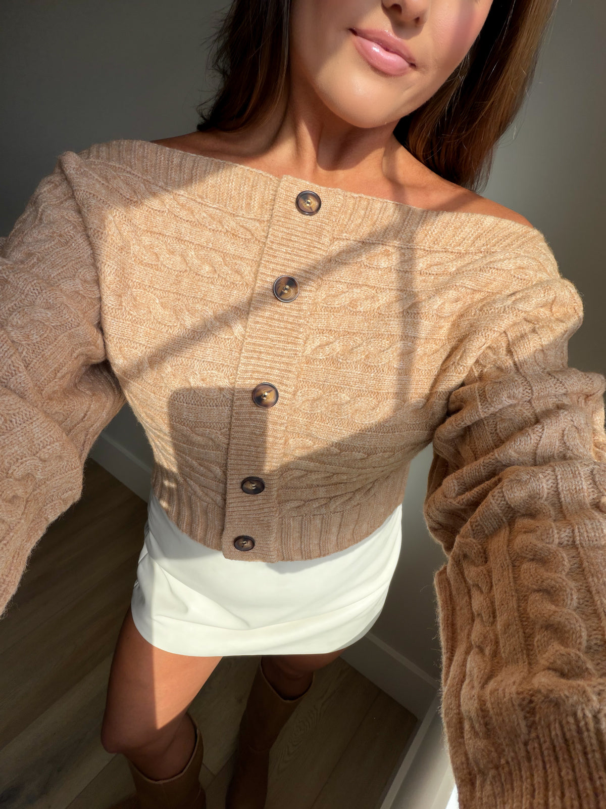 The Gathering Off The Shoulder Sweater
