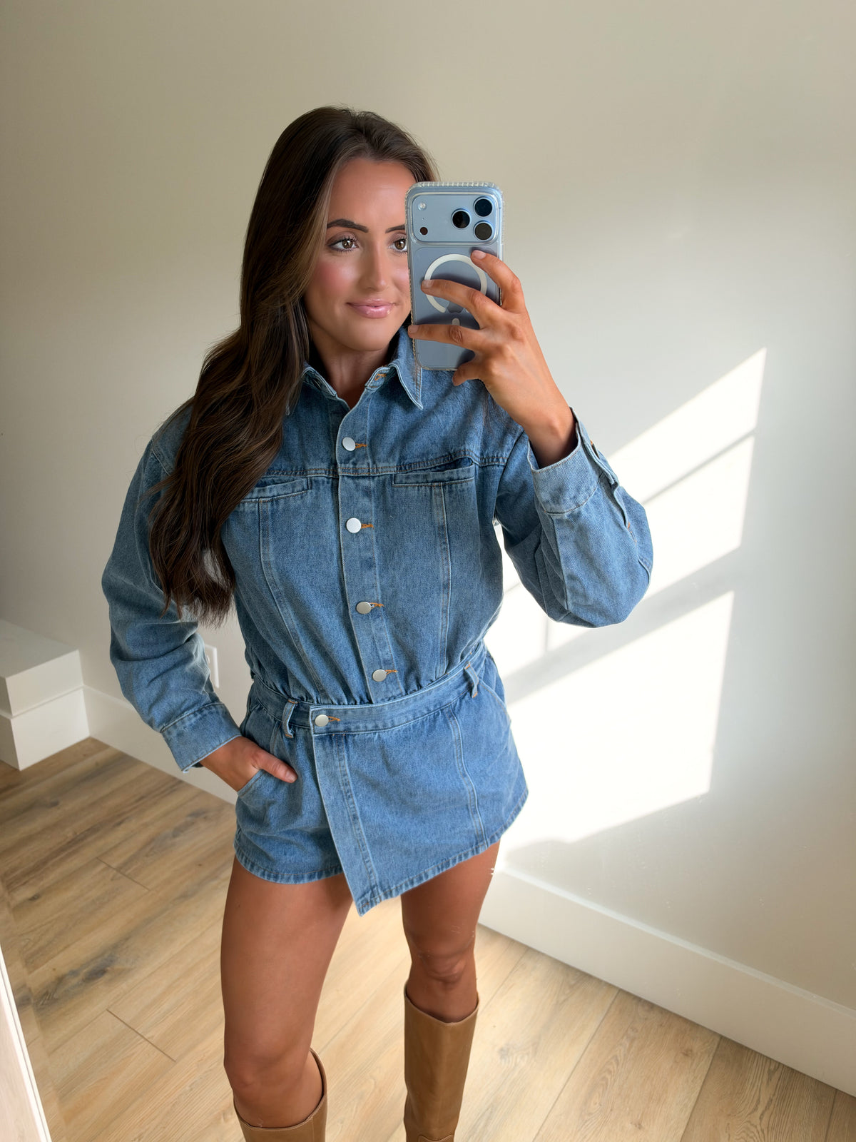 The Oakley Denim Romper