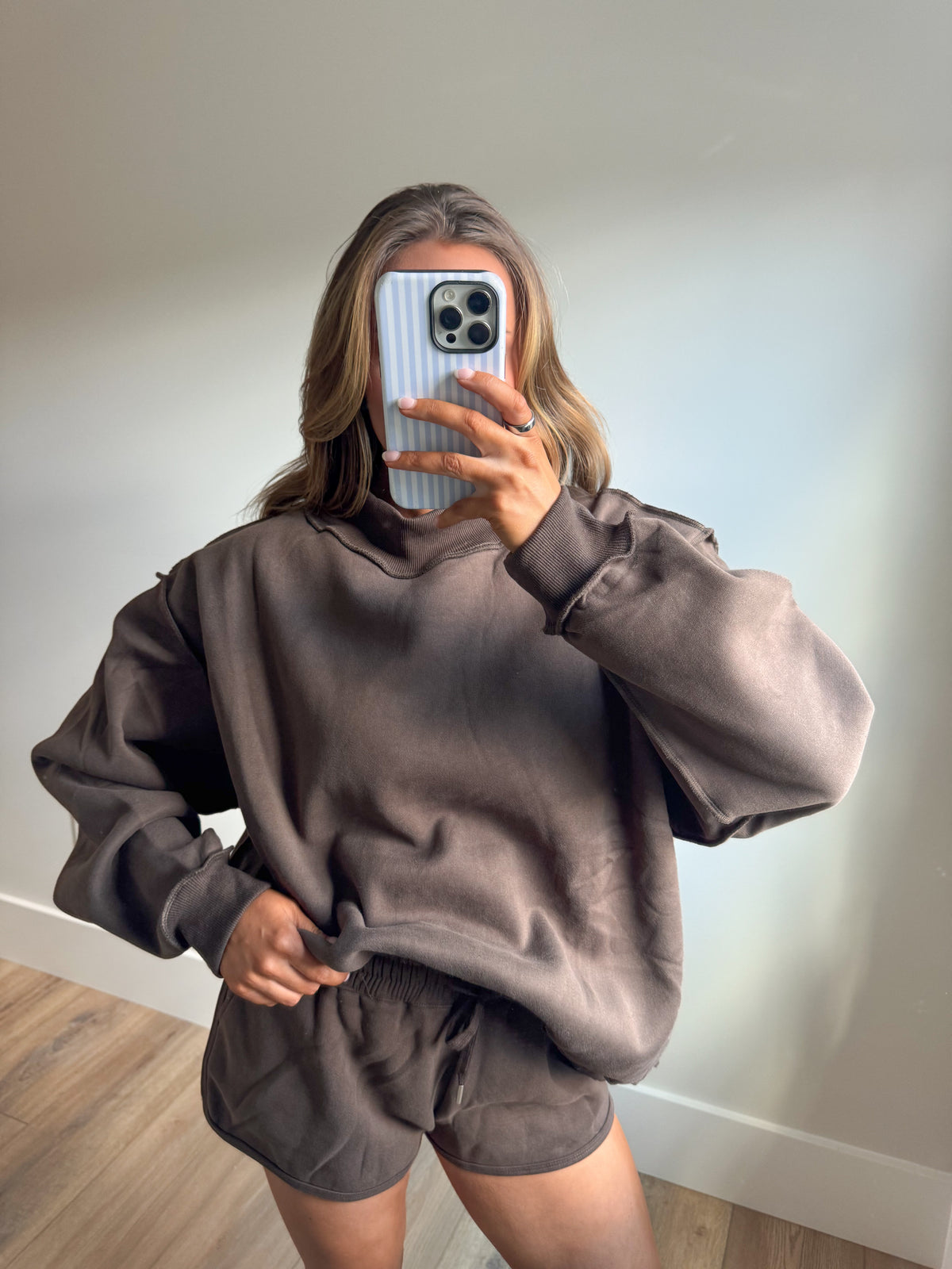 The Mocha Sweatshorts (Part of a Set)