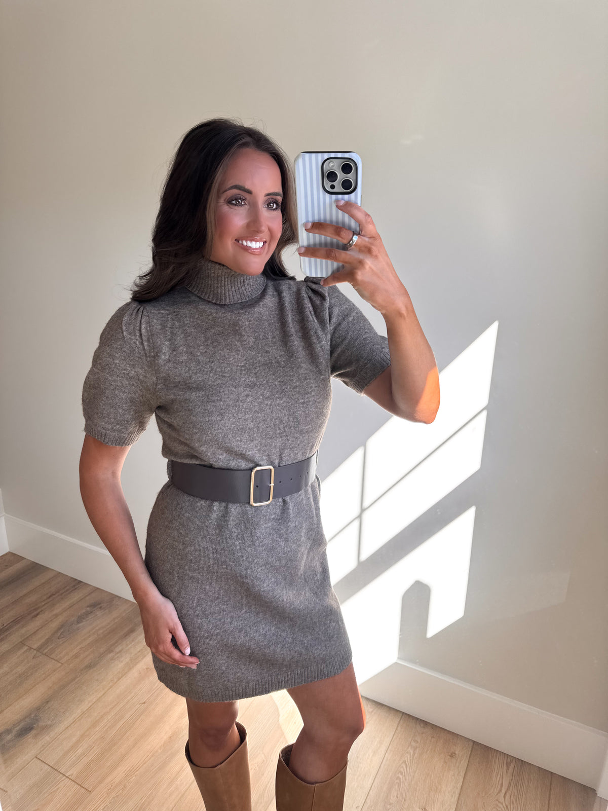 The Espresso Knit Dress