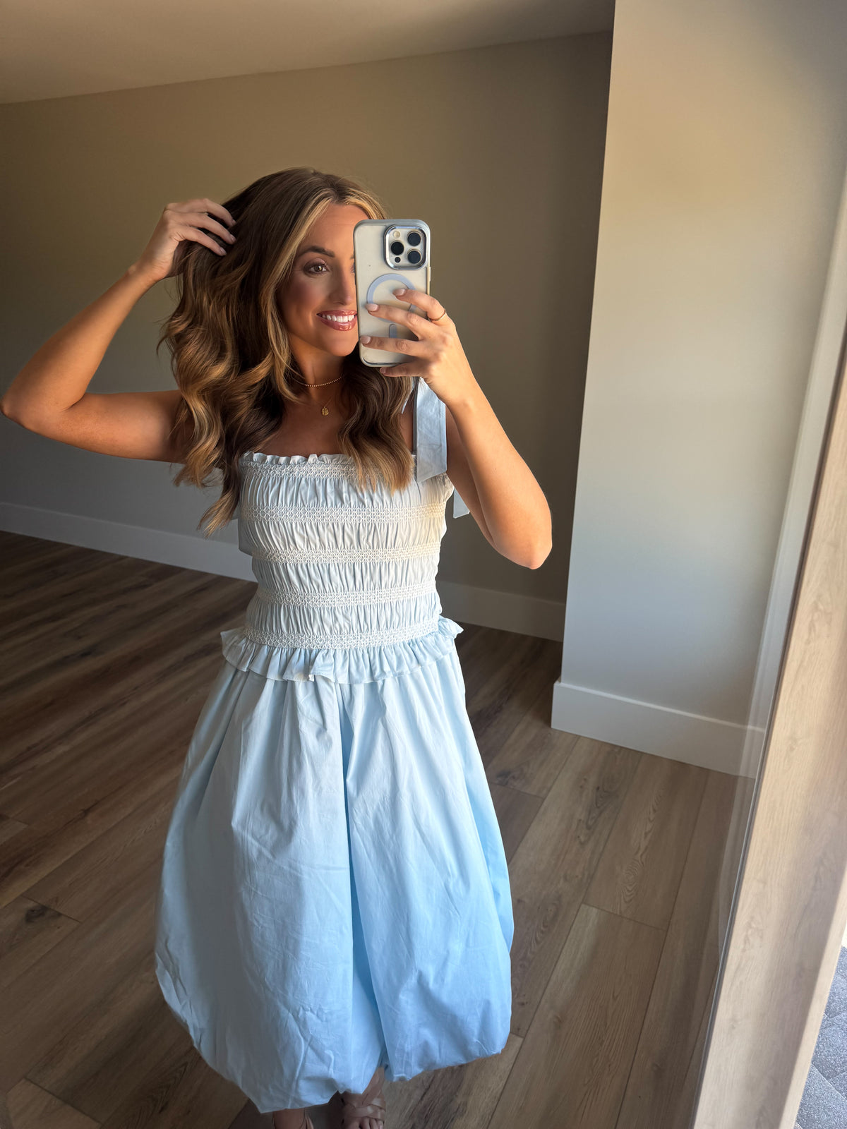 Bluebell Bubble Midi Dress