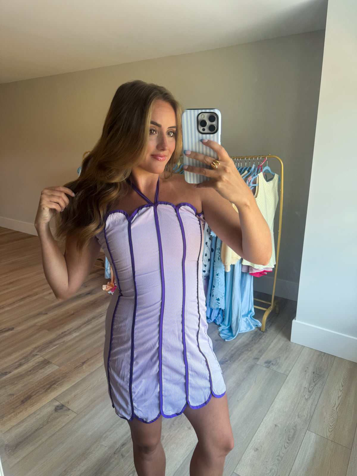 The Harbor Halter Mini - Purple