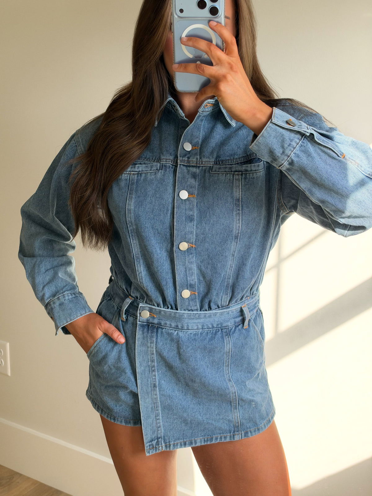 The Oakley Denim Romper