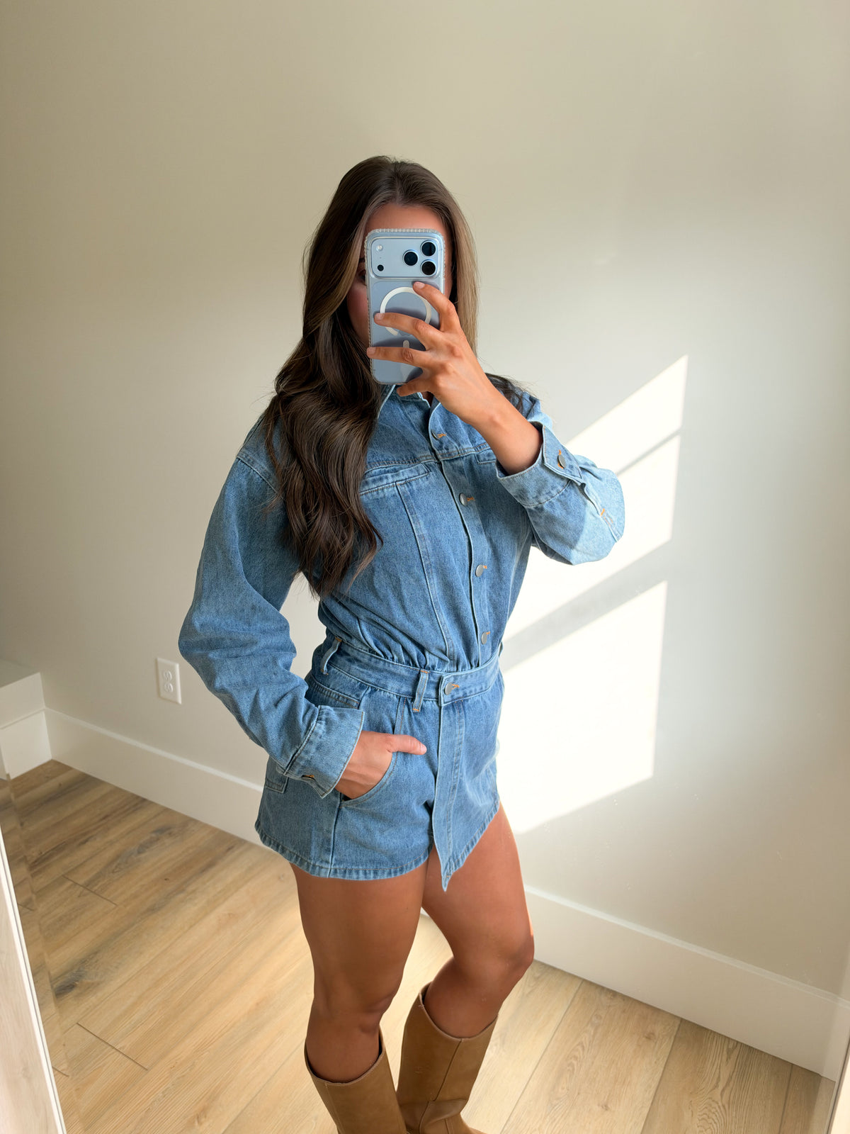 The Oakley Denim Romper