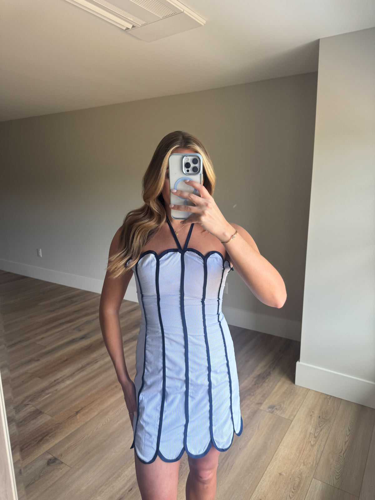 The Harbor Halter Mini - Navy Blue
